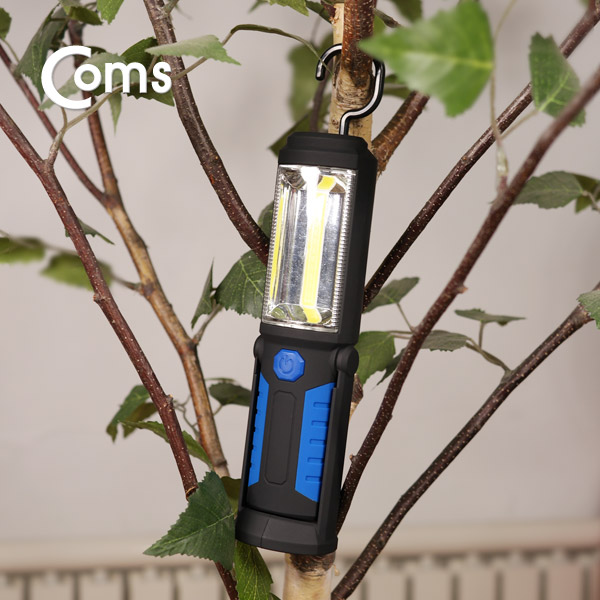Coms  램프 (휴대용 랜턴/LED) AA*3, 캠핑고리, 스탠드 자석
