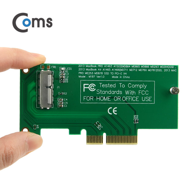 Coms SATA 변환 카드(Mac Book Air SSD to SATA), PC 브라켓