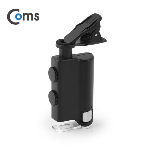 Coms 스마트폰 현미경(만능 Clip), 위폐감별 60 - 100X, 7751W