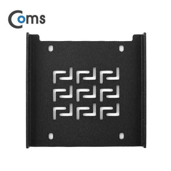 Coms 하드 가이드 철재(2.5 to 3.5) 검정 하단 고정, 나사포함 / HDD / SSD