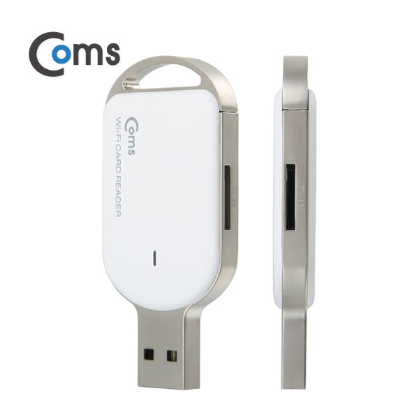 Coms Wi-Fi 무선 카드리더기/스토리지 (무선 WiFi) Micro SD 전용 / USB2.0