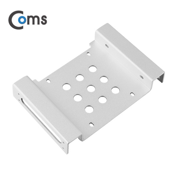 Coms 하드 가이드 철재(2.5/3.5  to  5.25) 실버, 2.5/3.5 HDD/SSD 장착용, 나사포함