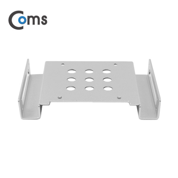 Coms 하드 가이드 철재(2.5/3.5  to  5.25) 실버, 2.5/3.5 HDD/SSD 장착용, 나사포함