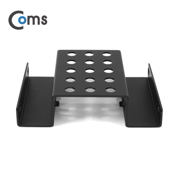 Coms 하드 가이드 철재(2.5  to  5.25) 검정, 2.5 HDD/SSDx2 장착용, 나사포함