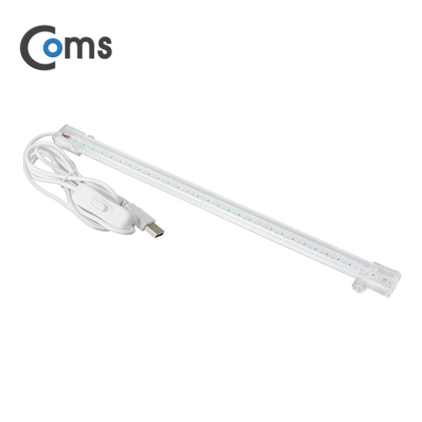 Coms USB LED 슬림형 램프 (on/off 버튼)