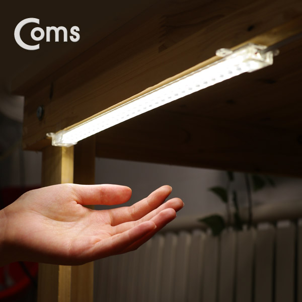 Coms USB LED 슬림형 램프 (on/off 버튼)
