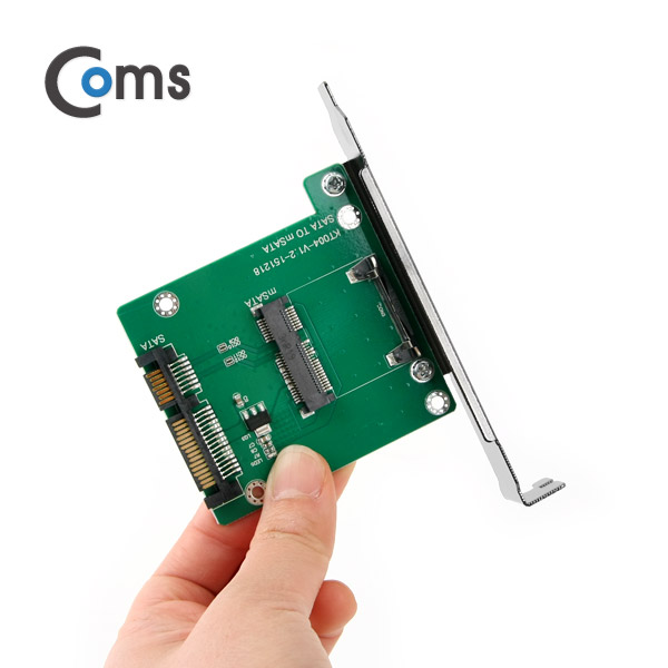 Coms SATA 컨버터(mSATA to SATA) 26mm/ PC 브라켓 타입
