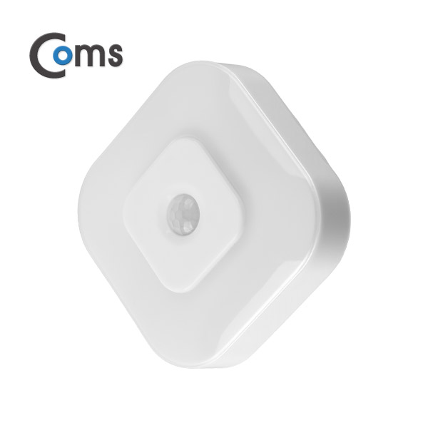 Coms 램프(센서등 감지형) 절전형 둥근 네모형 수동/자동 선택 스위치(AAAx3EA)