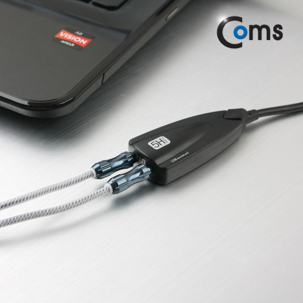 Coms USB 오디오(7.1) 컨버터/3.5 ST