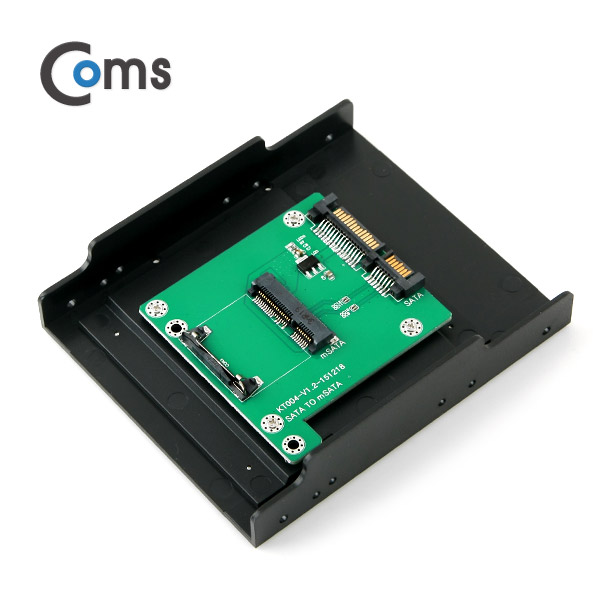 Coms SATA 컨버터(mSATA to SATA) 26mm / 3.5 가이드 포함