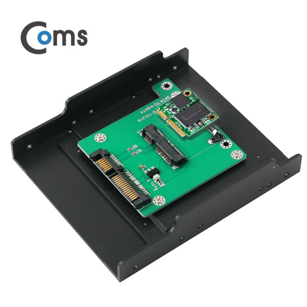 Coms SATA 컨버터(mSATA to SATA) 26mm / 3.5 가이드 포함