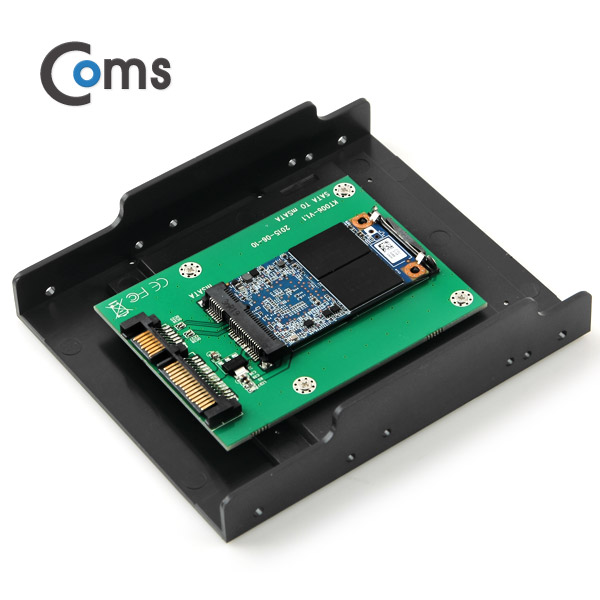 Coms SATA 컨버터(mSATA to SATA), 50mm/ 3.5 가이드 포함