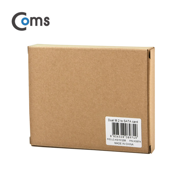Coms SATA 컨버터(M.2 to SATA) 2포트/PC 브라켓
