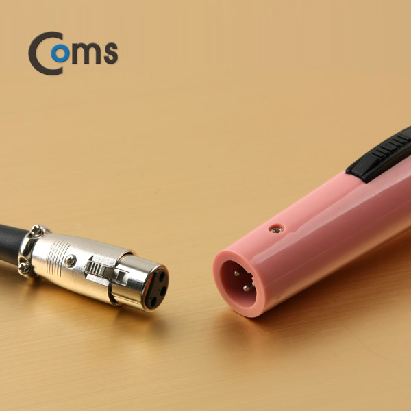 Coms 캐논/2RCA 케이블 15cm, 3P Mic(F)/ 2RCA(M)