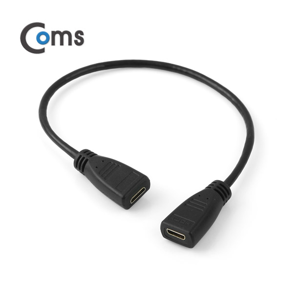 Coms HDMI 젠더(Mini HDMI F/F) 연결용 30cm