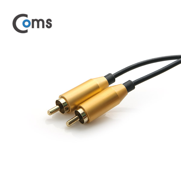 Coms 스테레오 젠더 Y형(3.5 F/RCA Mx2) Metal(2RCA)/Stereo