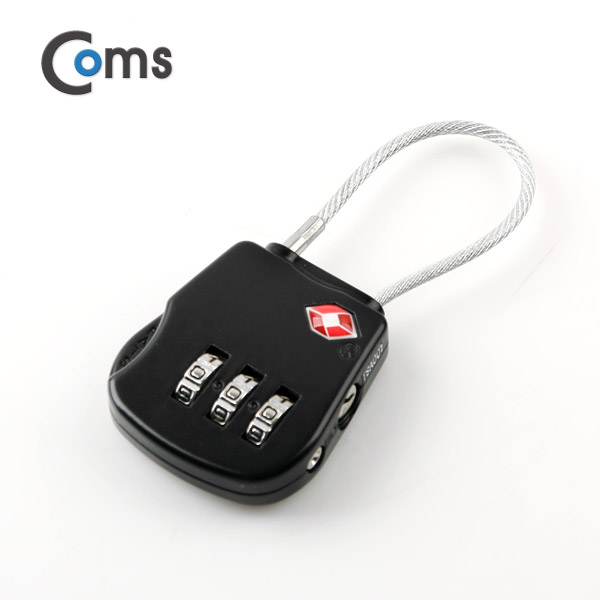 Coms 도난방지 자물쇠(TSA), 와이어 Lock / 3-dial