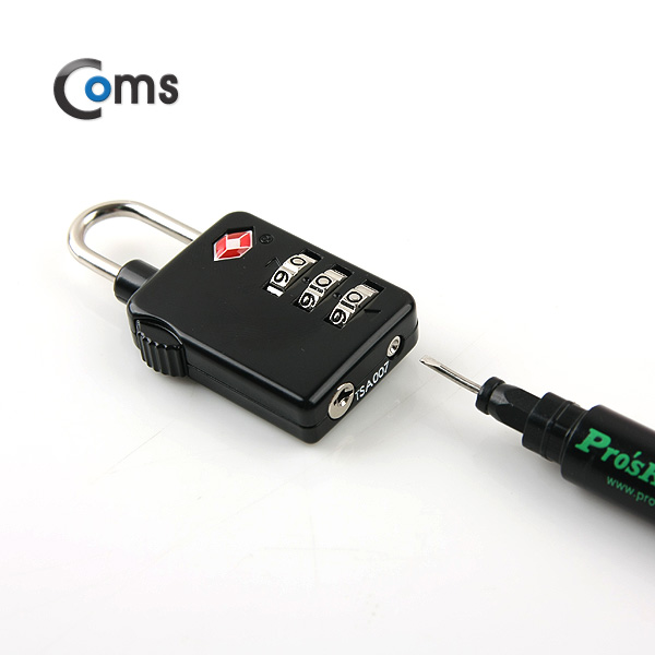 Coms 도난방지 자물쇠(TSA), 3-dial