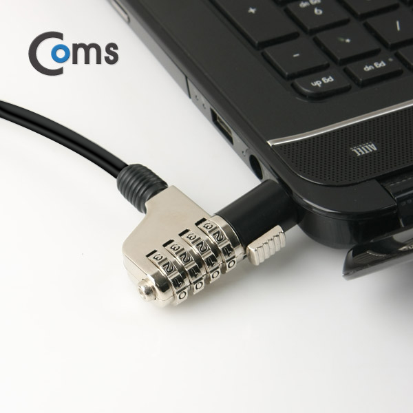 Coms 노트북 잠금장치 (숫자형) 1.8M/자물쇠