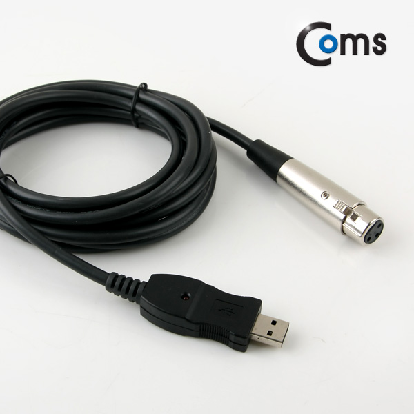 Coms USB 컨버터(마이크/헤드폰) 캐논 F
