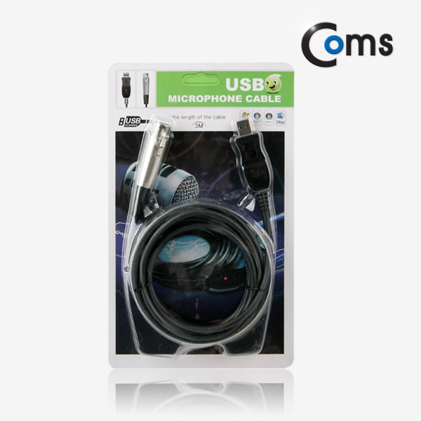 Coms USB 컨버터(마이크/헤드폰) 캐논 F