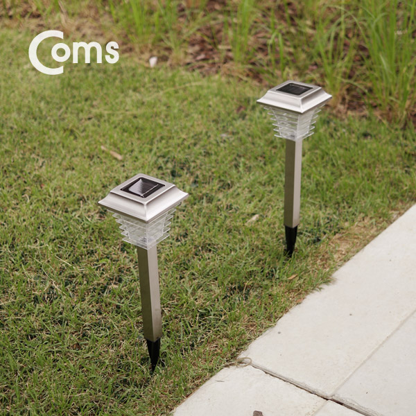 Coms 태양광 정원등/가든램프 (LED/White) LED 램프