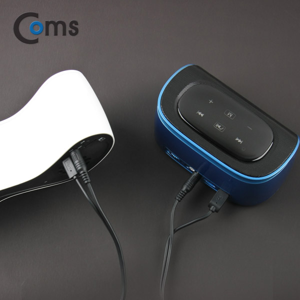 Coms USB 전원 + Stereo Y 케이블 / 스테레오 케이블 / 2M