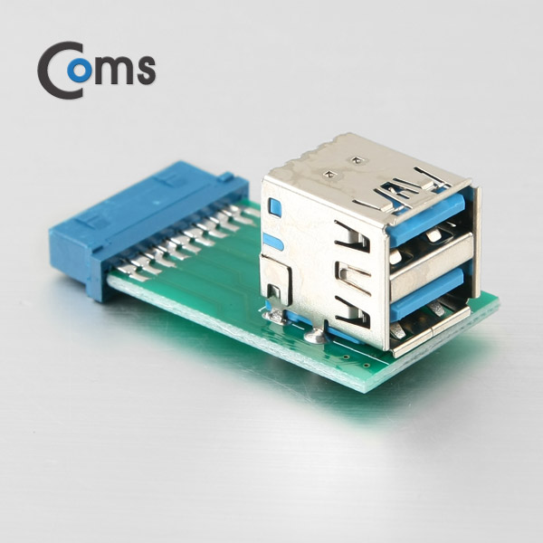 Coms USB 포트 3.0 (20P to 2port USB) 상하젠더형