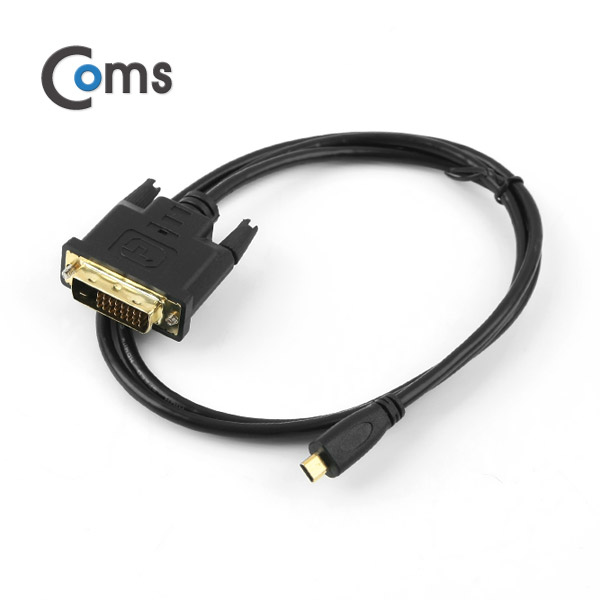 Coms Micro HDMI/DVI 케이블 1M (Micro HDMI/DVI-D Dual)