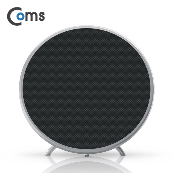 Coms 명품 2채널 블루투스 스테레오 스피커 / Black (포터블/AUX/블루투스 v4.1)