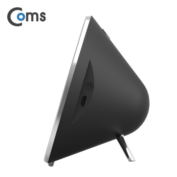 Coms 명품 2채널 블루투스 스테레오 스피커 / Black (포터블/AUX/블루투스 v4.1)