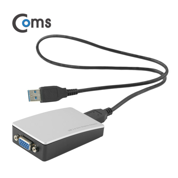 Coms USB 3.0 컨버터 (VGA용) AN3440, 2048*1152(dispkaylink 칩 사용)