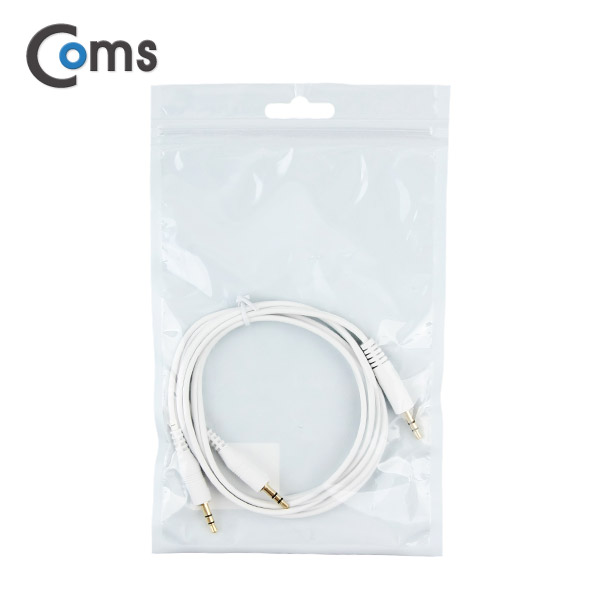 Coms 스테레오 케이블 Y형 1.5M White/Stereo