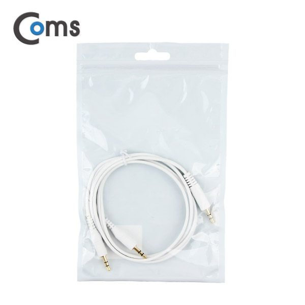 Coms 스테레오 케이블 Y형 1M White/Stereo