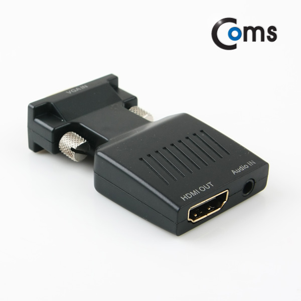 Coms HDMI 컨버터(VGA to HDMI)/음성+영상 동시지원