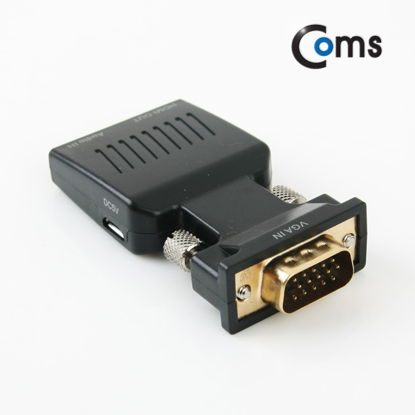 Coms HDMI 컨버터(VGA to HDMI)/음성+영상 동시지원