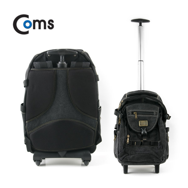 Coms 가방 백팩/캐리어 겸용, 15형 (블랙)