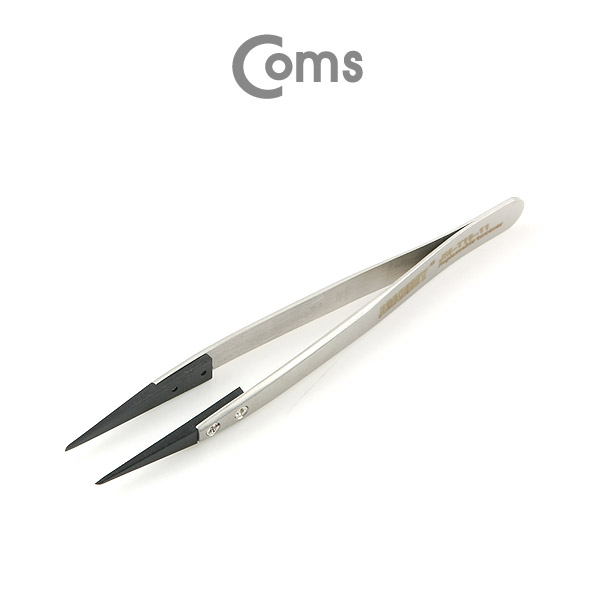 Coms 핀셋 (정전기 방지/-자, 굽은) , JM-T10-11
