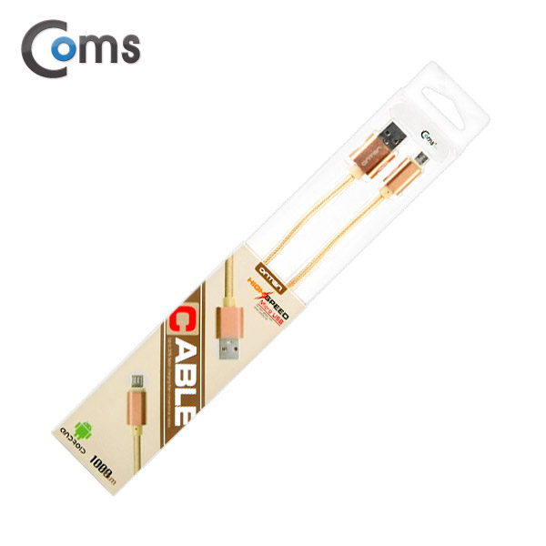 Coms 스마트폰 케이블, USB/Micro USB, 1M / Micro 5P