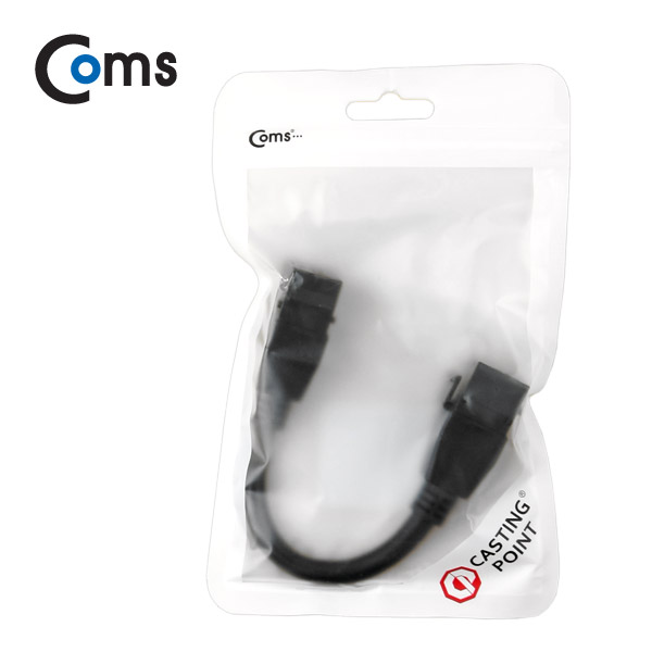 Coms HDMI 젠더 (연장,연결 F/F) 20cm, 키스톤잭 장착