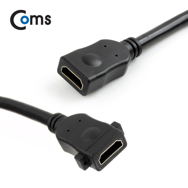 Coms HDMI 젠더 (연장,연결 F/F) 20cm, 포트장착