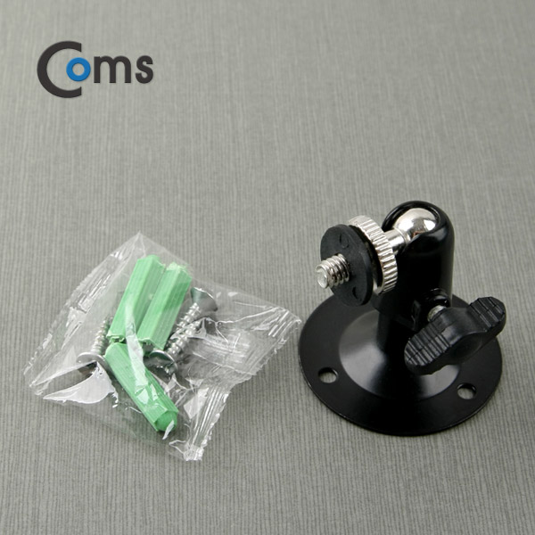 Coms CCTV용 거치대(Metal/Black), 1관절 5cm