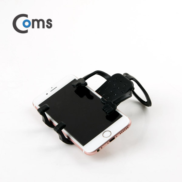 Coms 스마트폰 홀더(Flexible), White/플렉시블