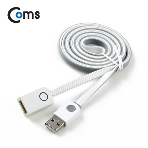 Coms USB 케이블(Flat/연장) 1.5M
