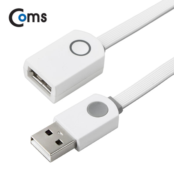 Coms USB 케이블(Flat/연장) 1.5M