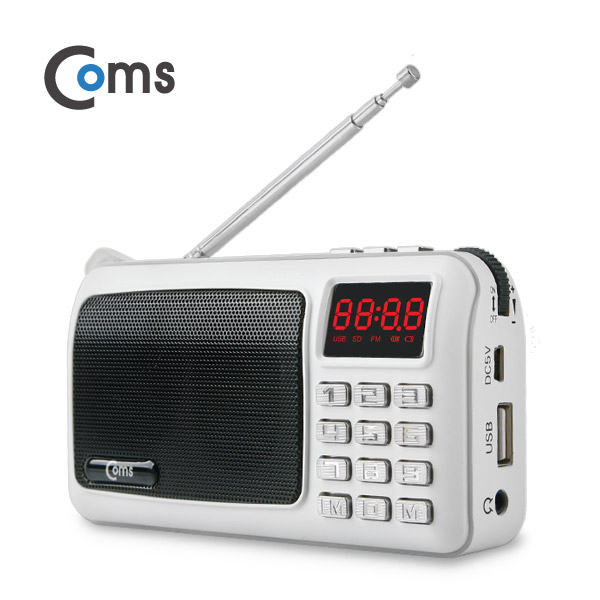 Coms 효도 라디오 (FM/RADIO WITH USB/SD) MP3 플레이어/휴대용