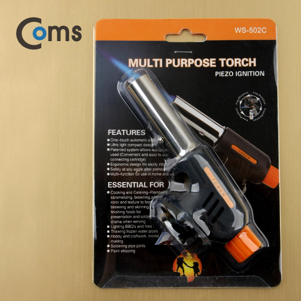 Coms 가스토치(WS-502C), 가스 장착