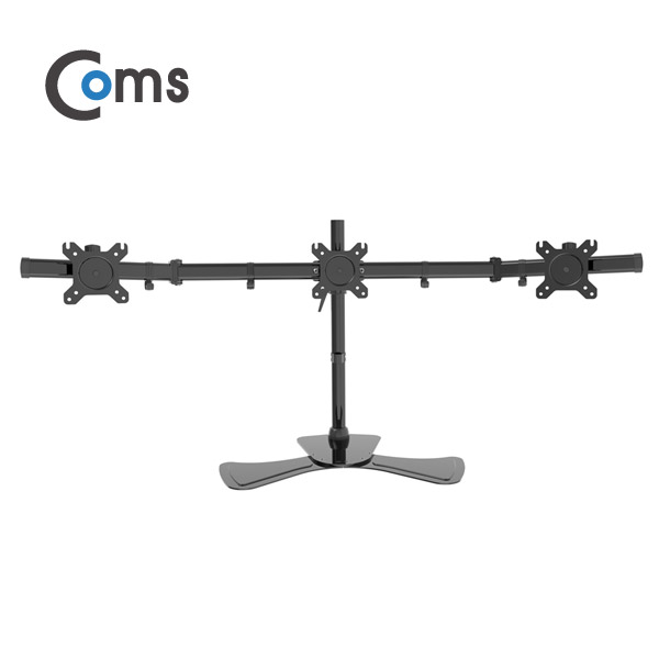 Coms 트리플 모니터 거치대 (자유배치형) / 일관절형(3대), 1개당 최대하중 8kg