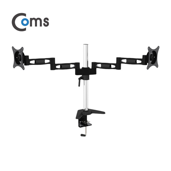 Coms 듀얼 모니터 거치대 / 회전 삼관절형, 1개당 최대하중 8kg