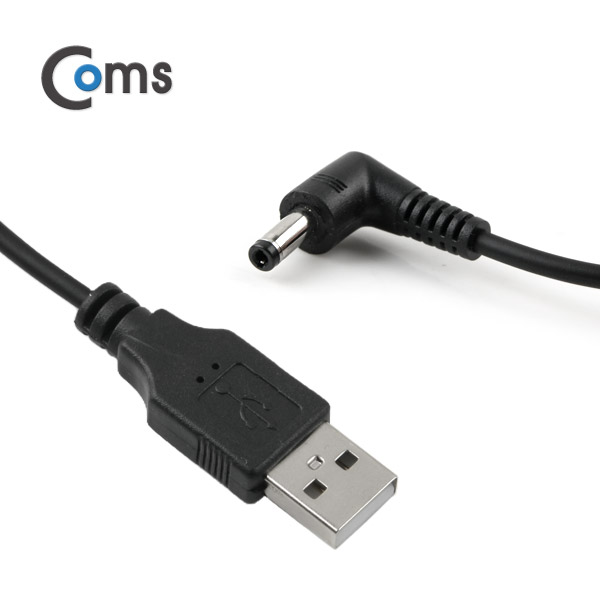 Coms USB 전원 케이블(스프링/DC 4.0 x 1.7), DC 꺾임(꺽임)